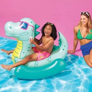 Dino Ride On Water Floats and Inflatables - Sun Squad: Novelty Pool Toy